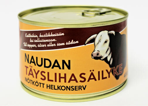 Naudan täyslihasäilyke 400 g – Rantalan Liha, Kauhajoki
